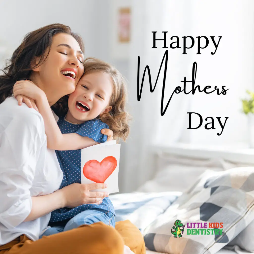 blue modern Happy mothers day instagram post