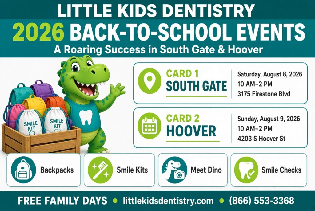 Kids dentistry back-to-school event details