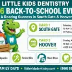 Detalles del evento de regreso a clases de odontología infantil
